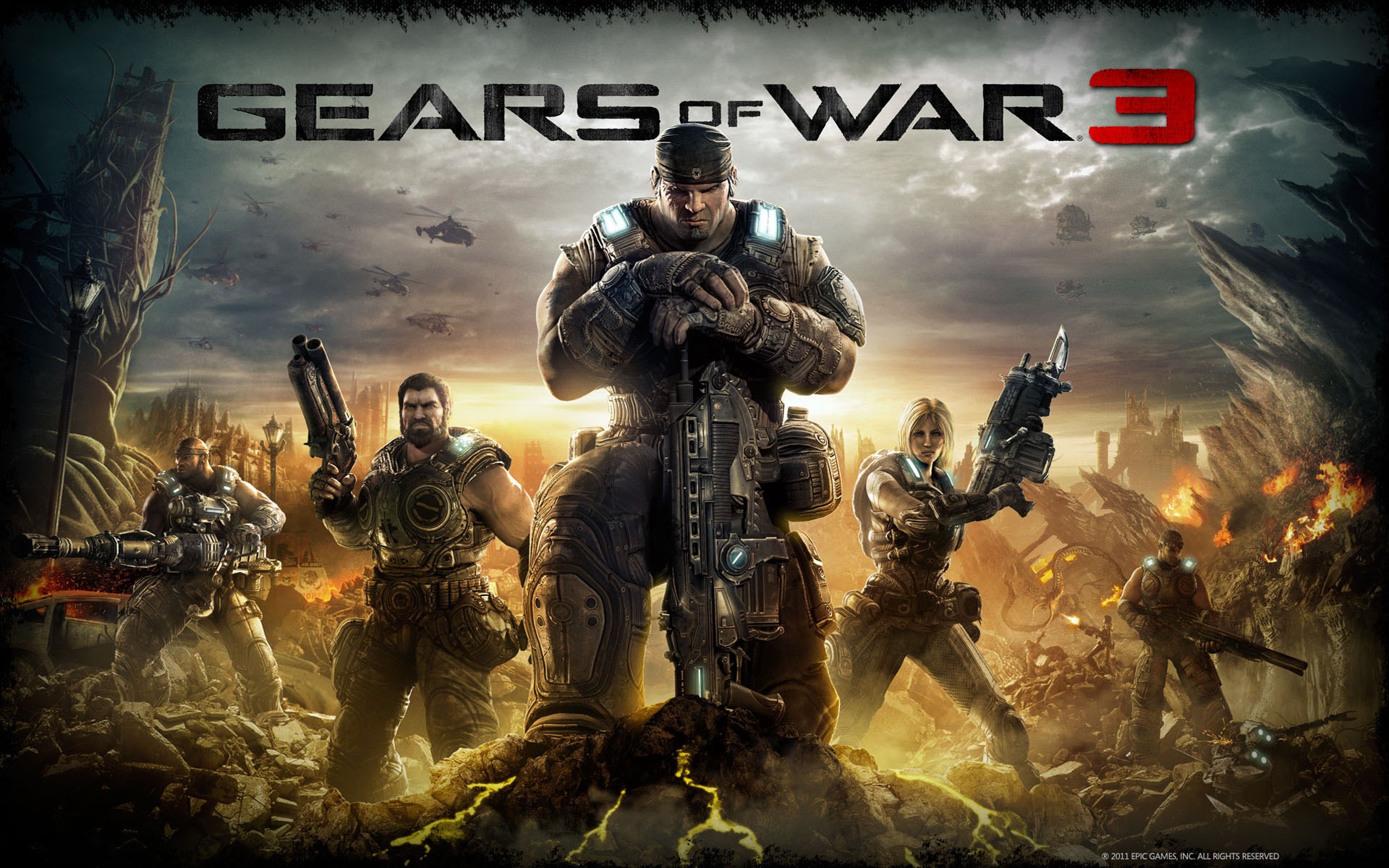 Gears of War 3 HD Wallpaper #1 - 1920x1200