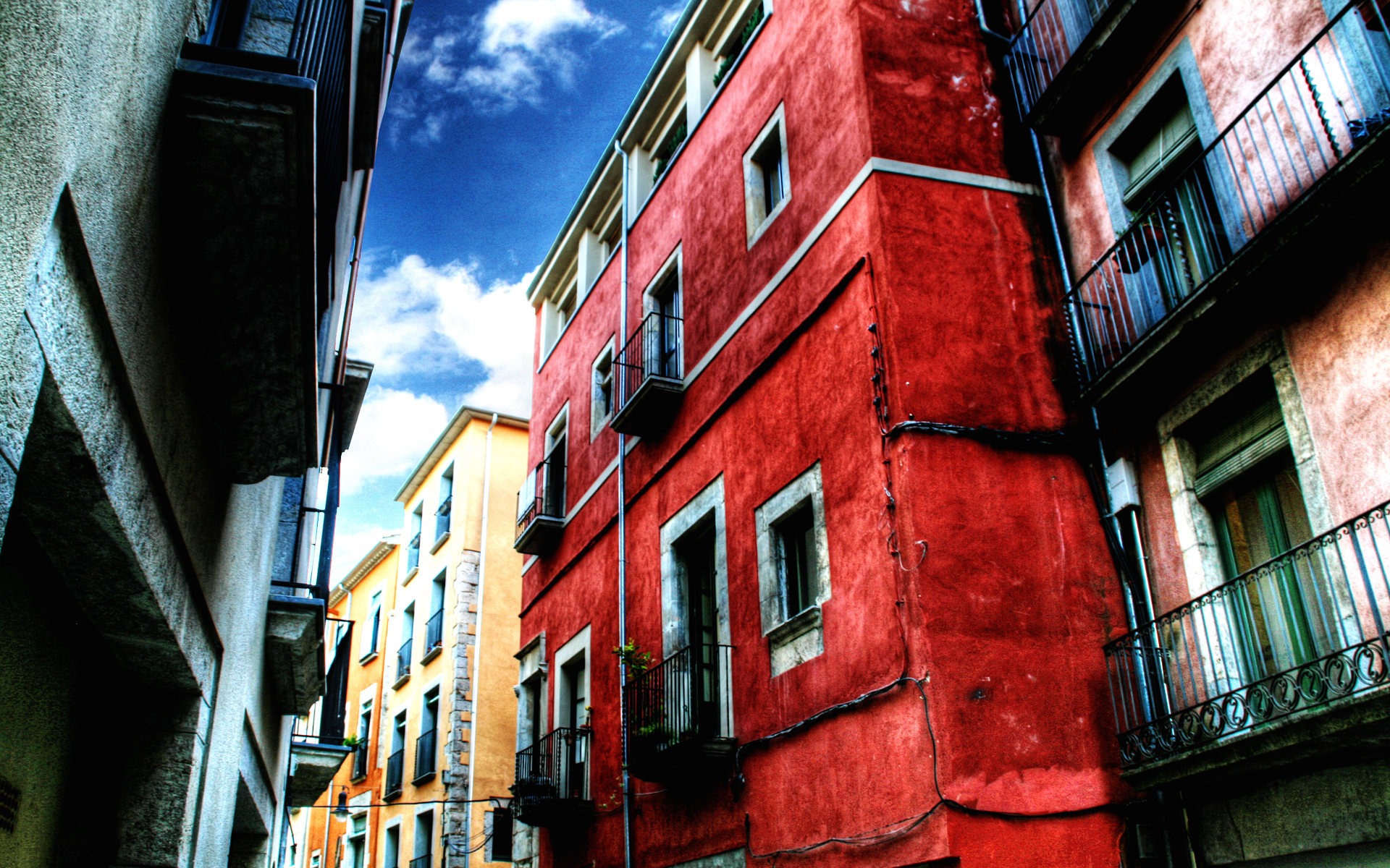 Spain Girona HDR-style wallpapers #4 - 1920x1200