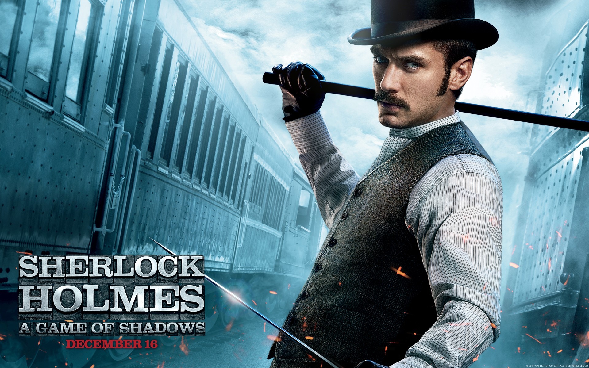 Шерлок Холмс: Игра теней обои HD #3 - 1920x1200