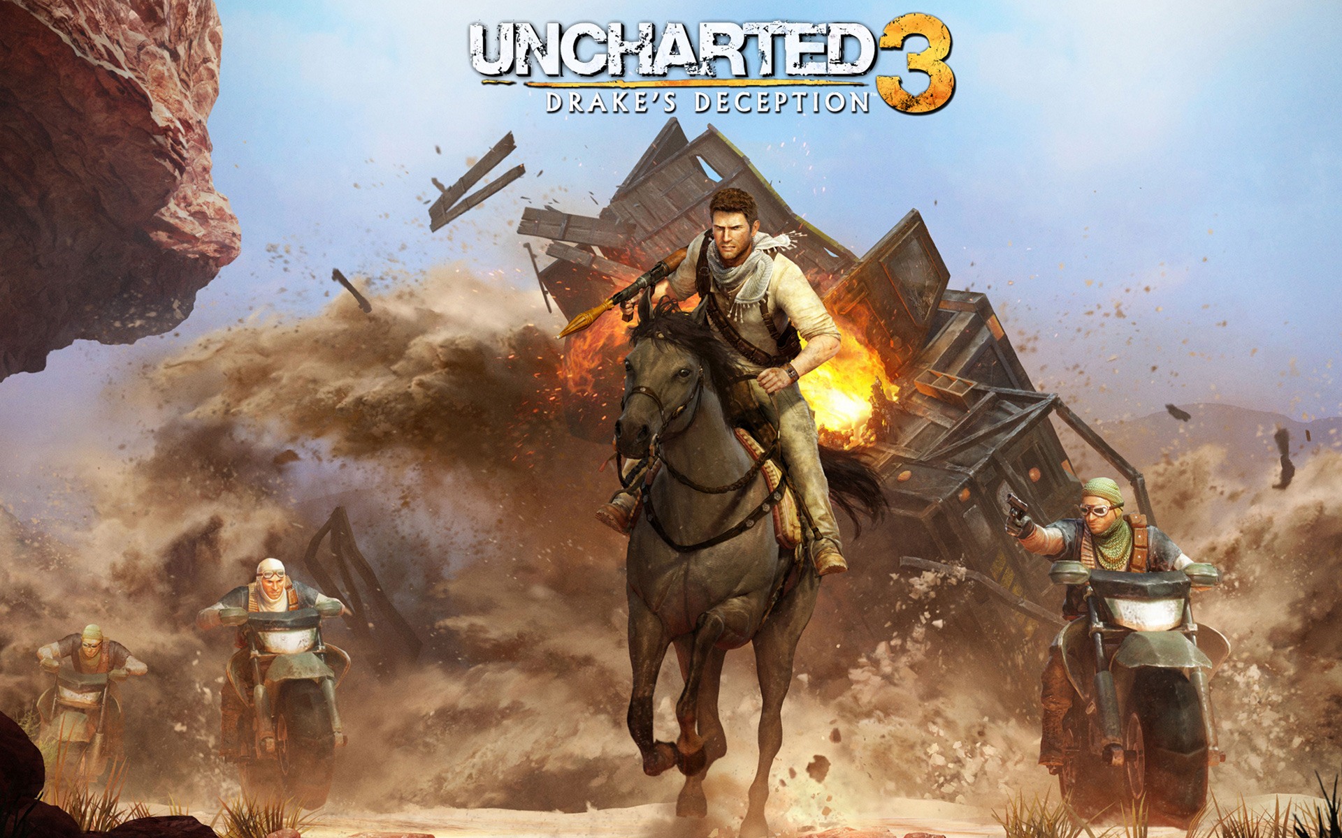 Uncharted 3: Drake 's Deception HD обои #1 - 1920x1200