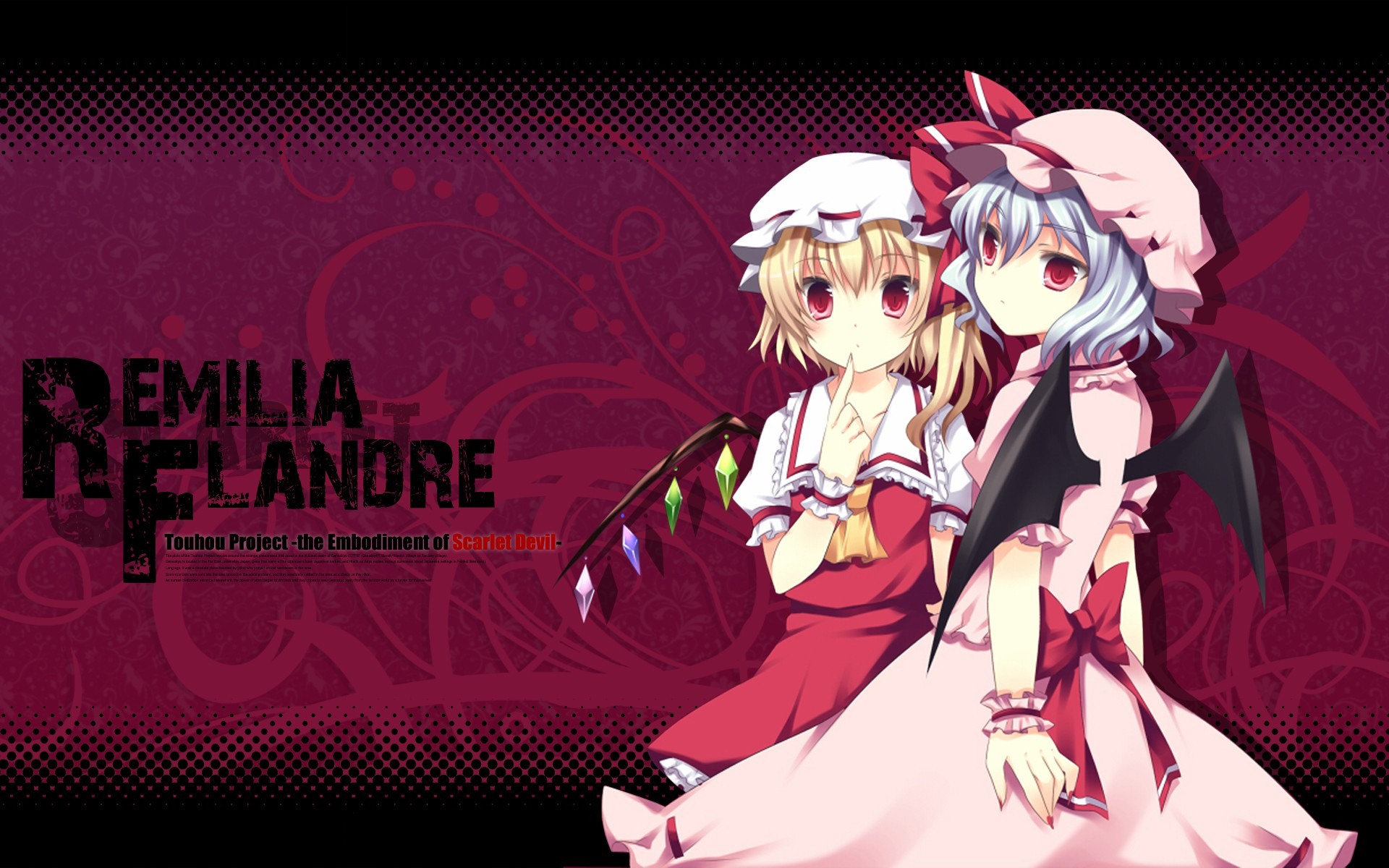 Touhou Project caricature HD wallpapers #8 - 1920x1200