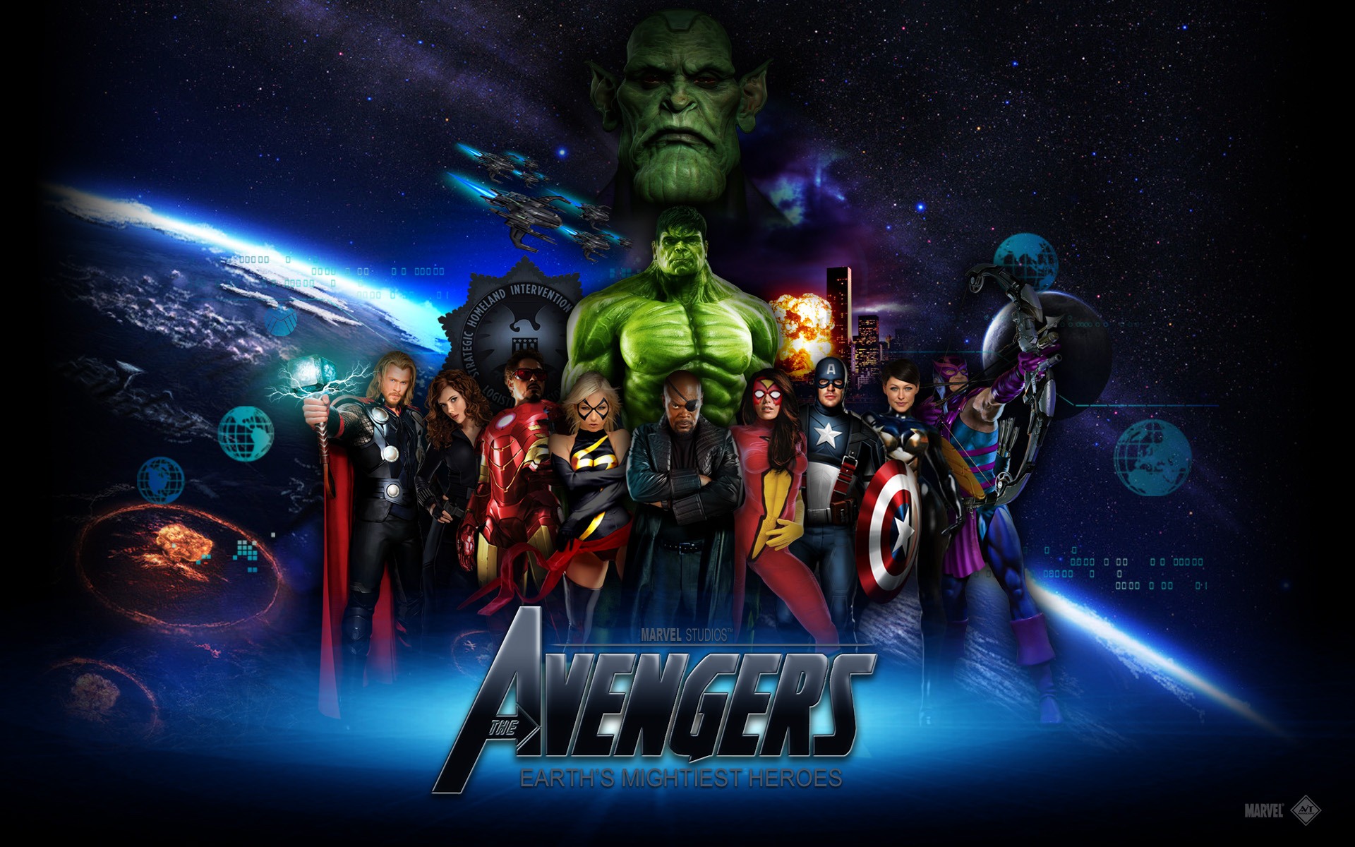 The Avengers 2012 复仇者联盟2012 高清壁纸12 - 1920x1200