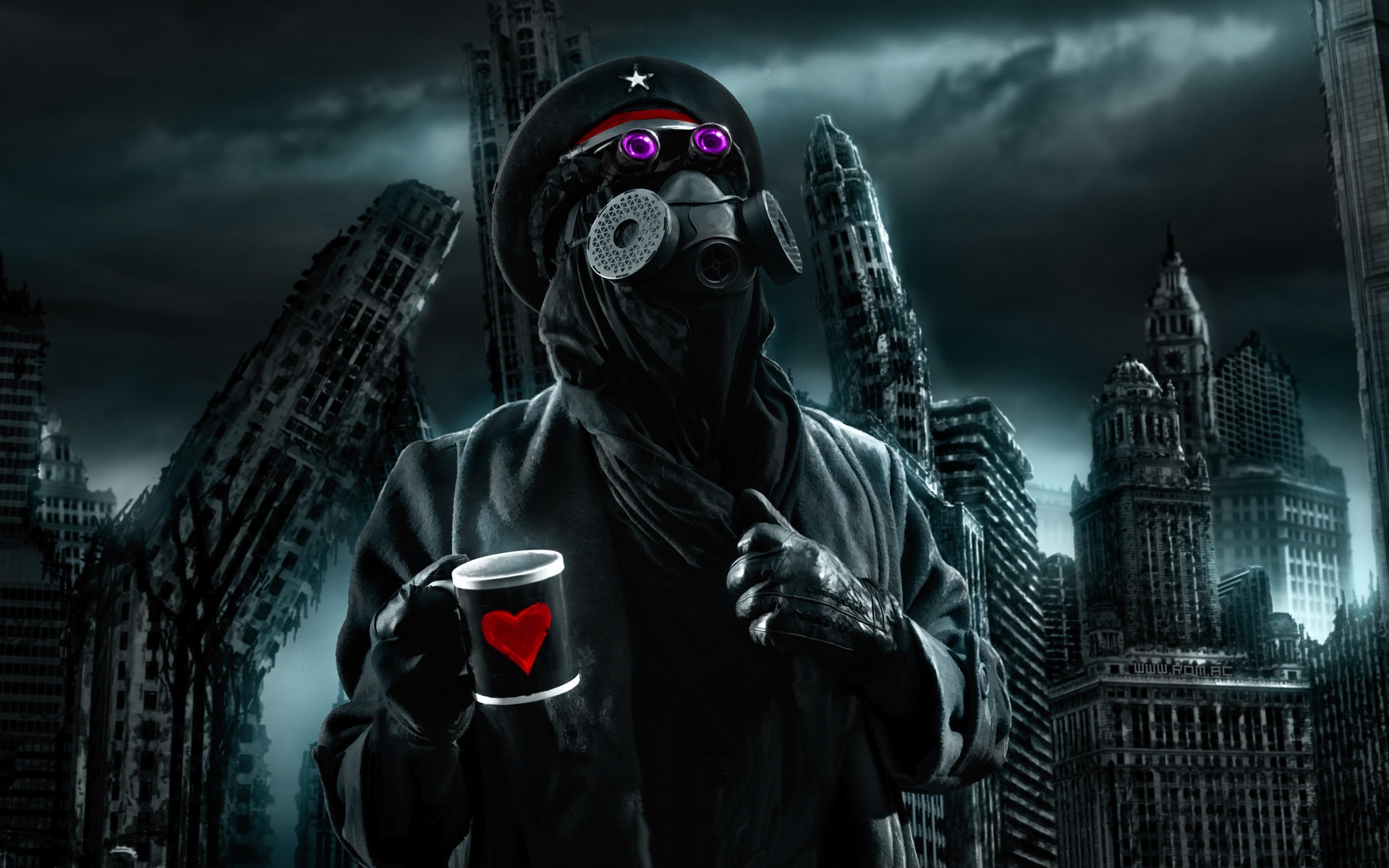 Romantically Apocalyptic creative painting wallpapers (2) #15 - 1920x1200
