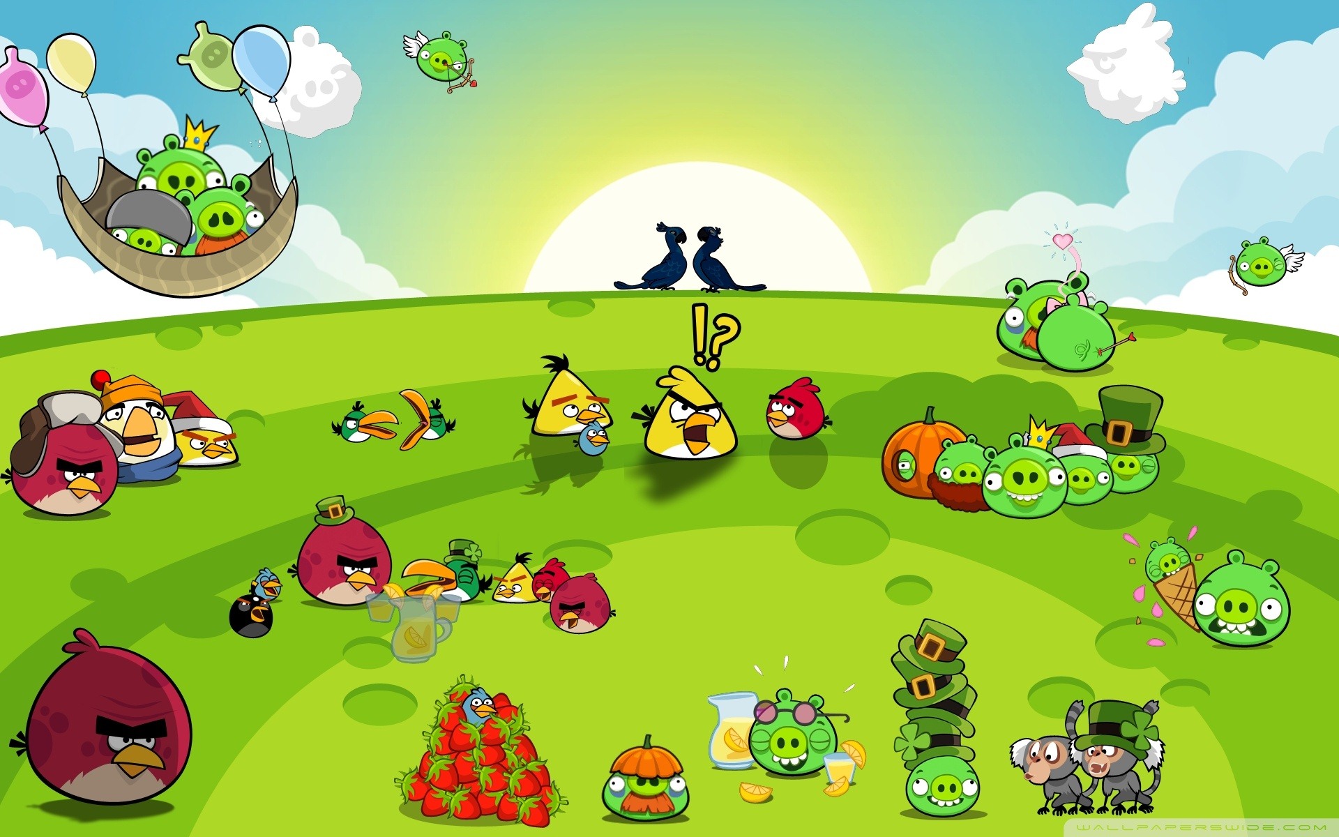 Angry Birds fonds d'écran de jeux #11 - 1920x1200