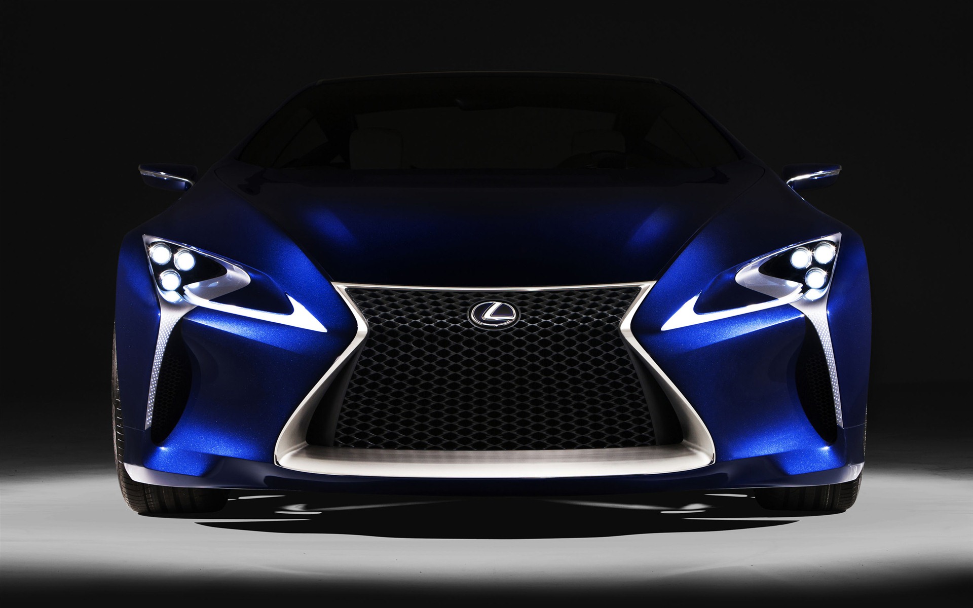 2012 Lexus LF-LC Concept Bleu fonds d'écran HD #10 - 1920x1200
