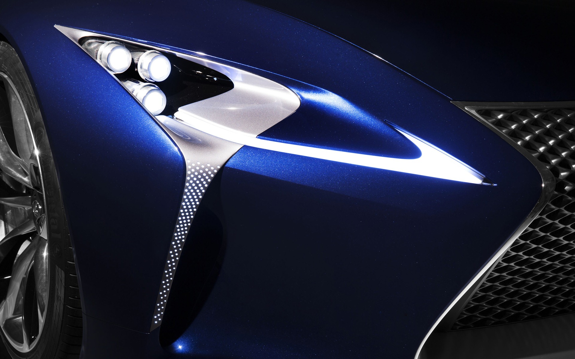 2012 Lexus LF-LC синий концепцию HD обои #11 - 1920x1200