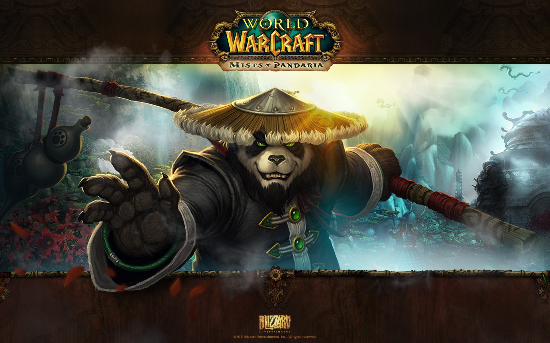 World of Warcraftの：Pandaria HDの壁紙のミスト #1 - 1920x1200