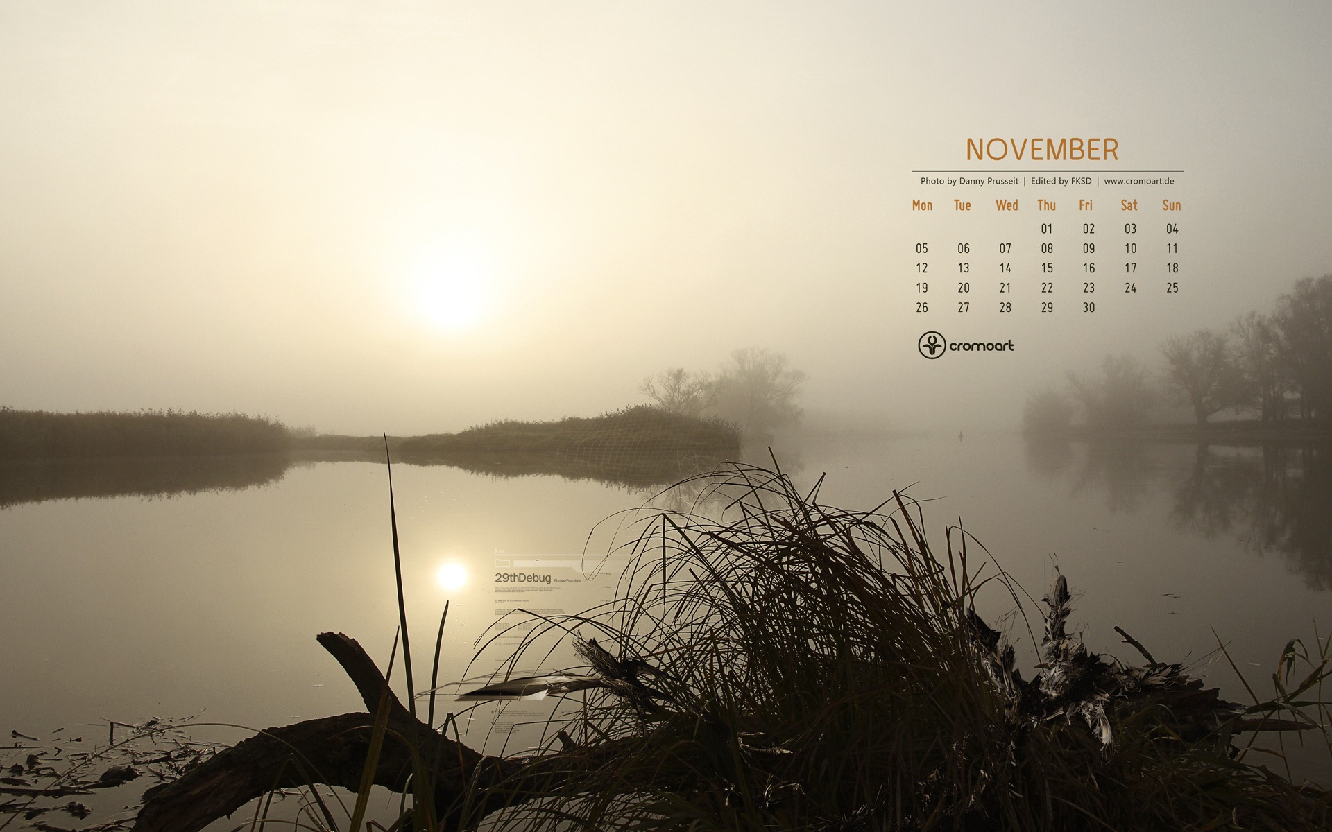 Novembre 2012 Calendar Wallpaper (2) #20 - 1920x1200