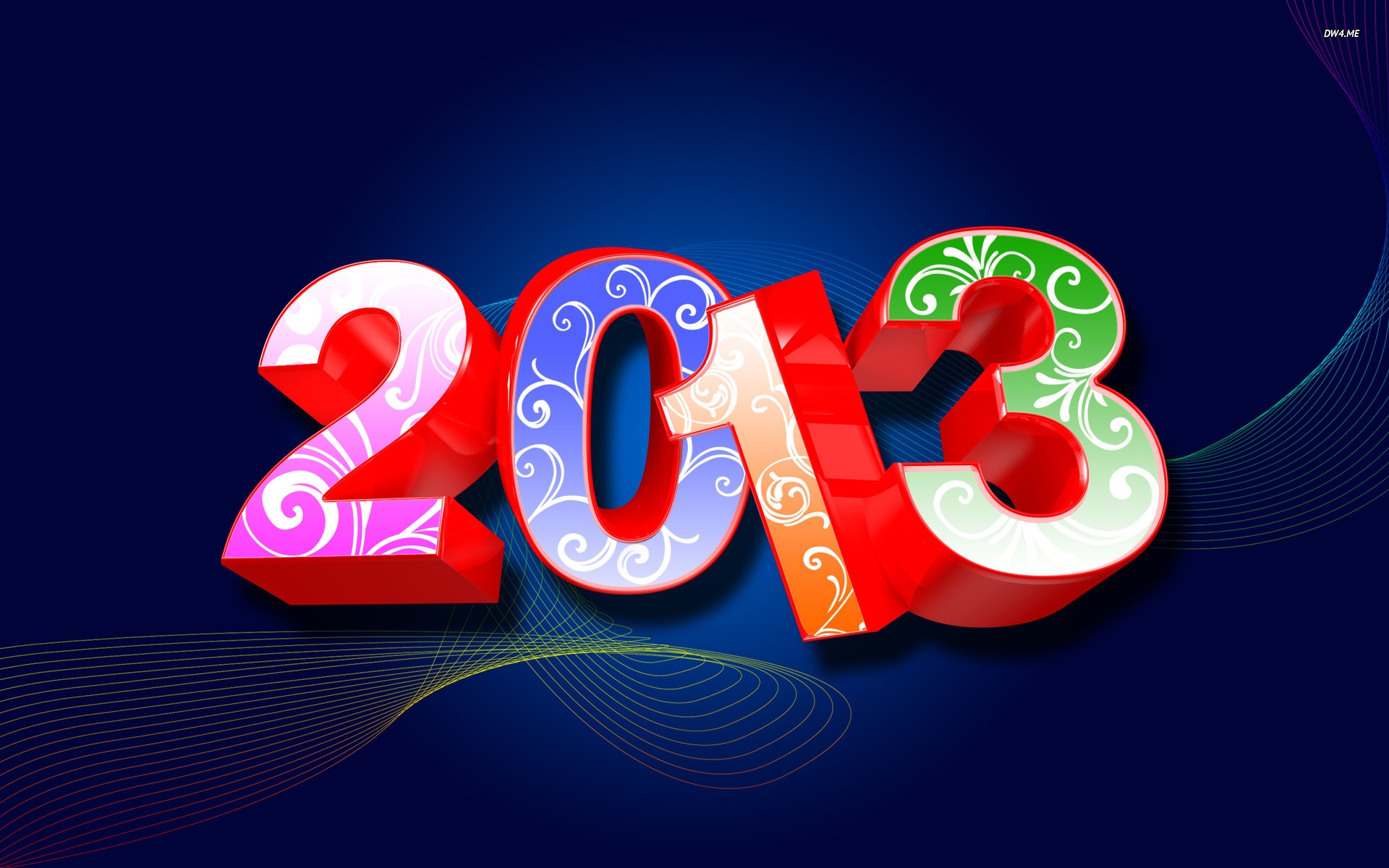 2013 New Year theme creative wallpaper(1) #12 - 1920x1200