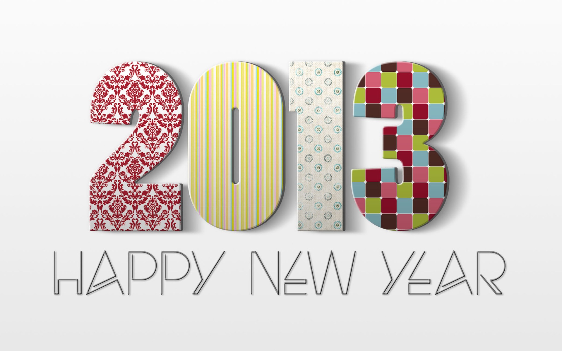 2013 New Year theme creative wallpaper(1) #15 - 1920x1200