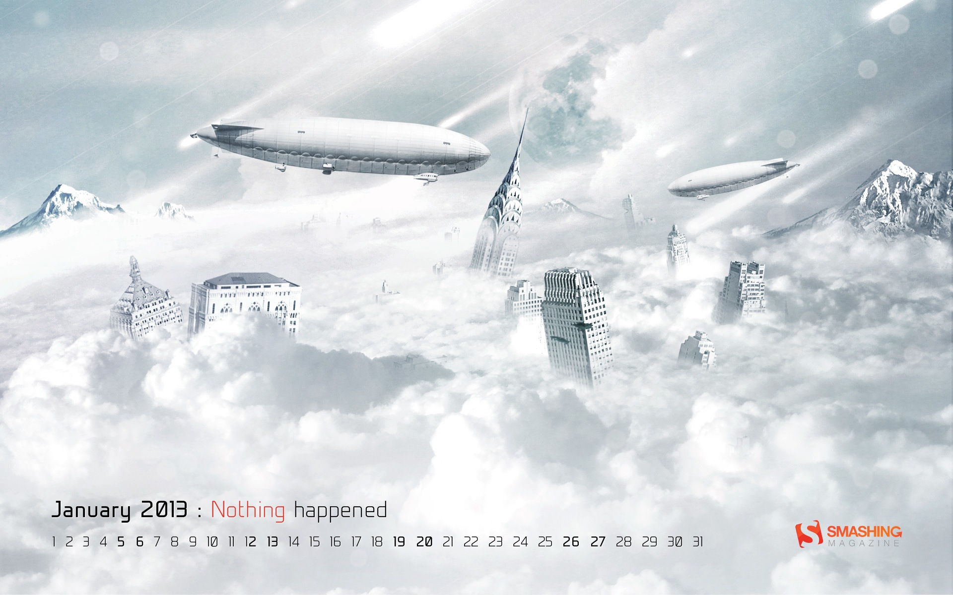 01 2013 Calendar fondo de pantalla (2) #3 - 1920x1200