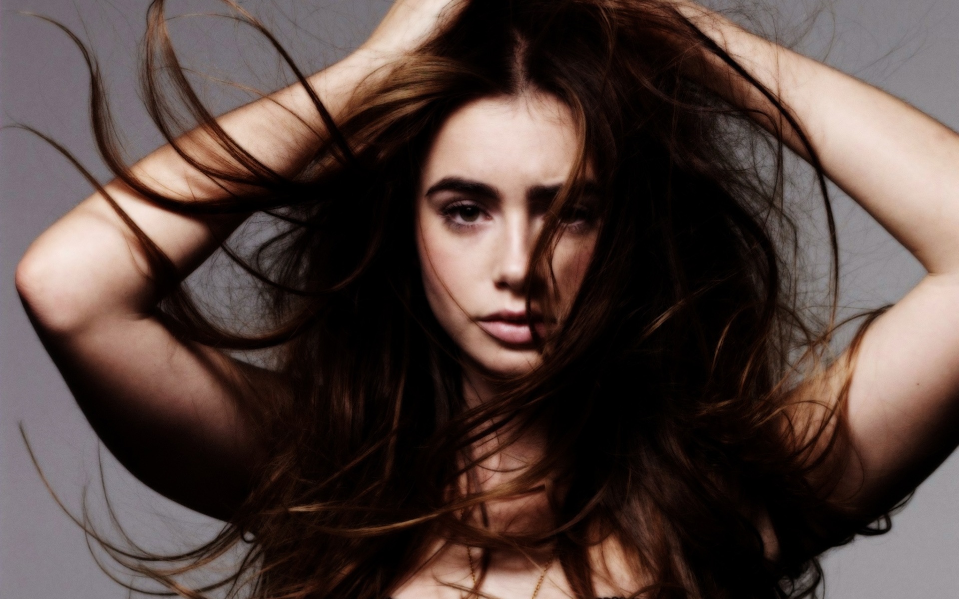 Lily Collins schöne Hintergrundbilder #3 - 1920x1200