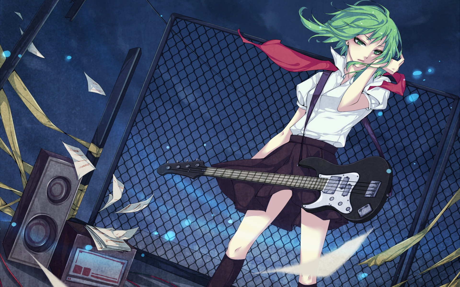 Musique guitare anime girl wallpapers HD #16 - 1920x1200
