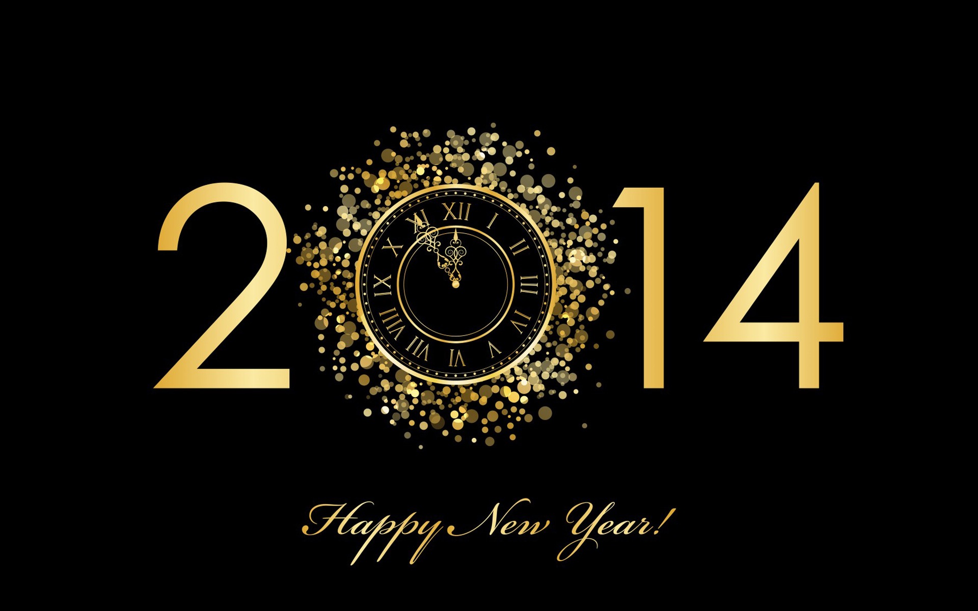 2014 New Year Theme HD Fonds d'écran (1) #1 - 1920x1200