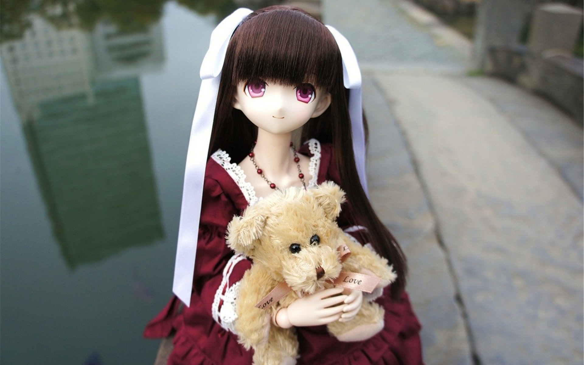 아름다운 슈퍼 Dollfie 장난감 소녀의 HD 배경 화면 #10 - 1920x1200