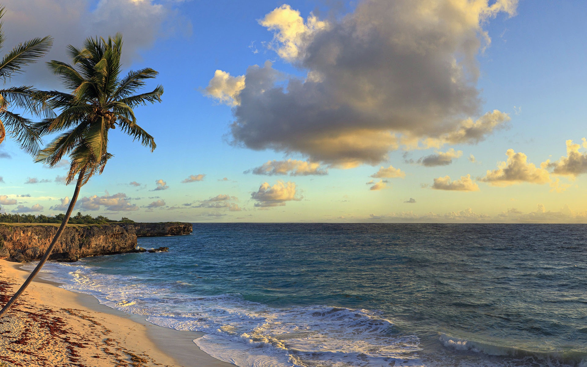 Красивый пляж закат, Windows 8 панорамные картинки на рабочий стол #6 - 1920x1200