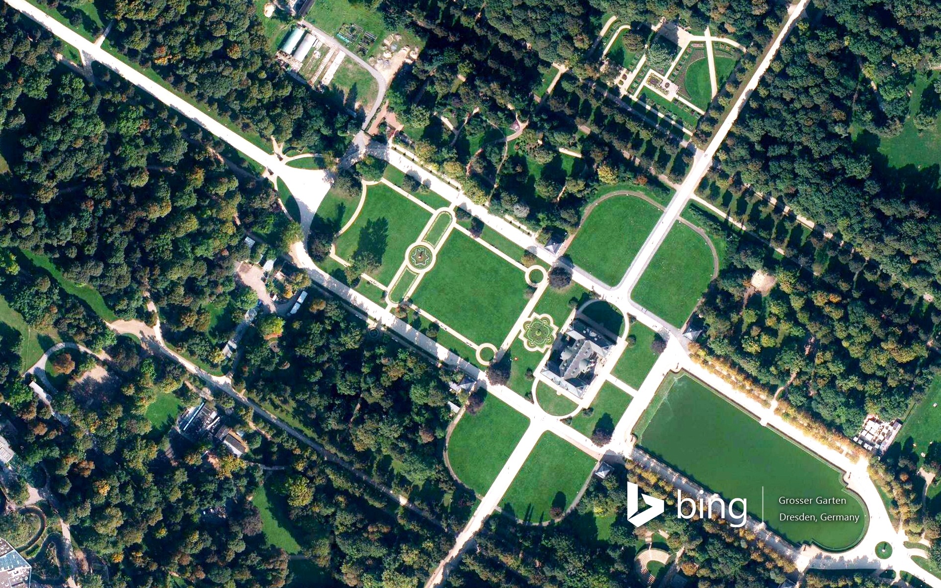 Microsoft Bing HD Wallpapers: Luftaufnahme von Europa #7 - 1920x1200