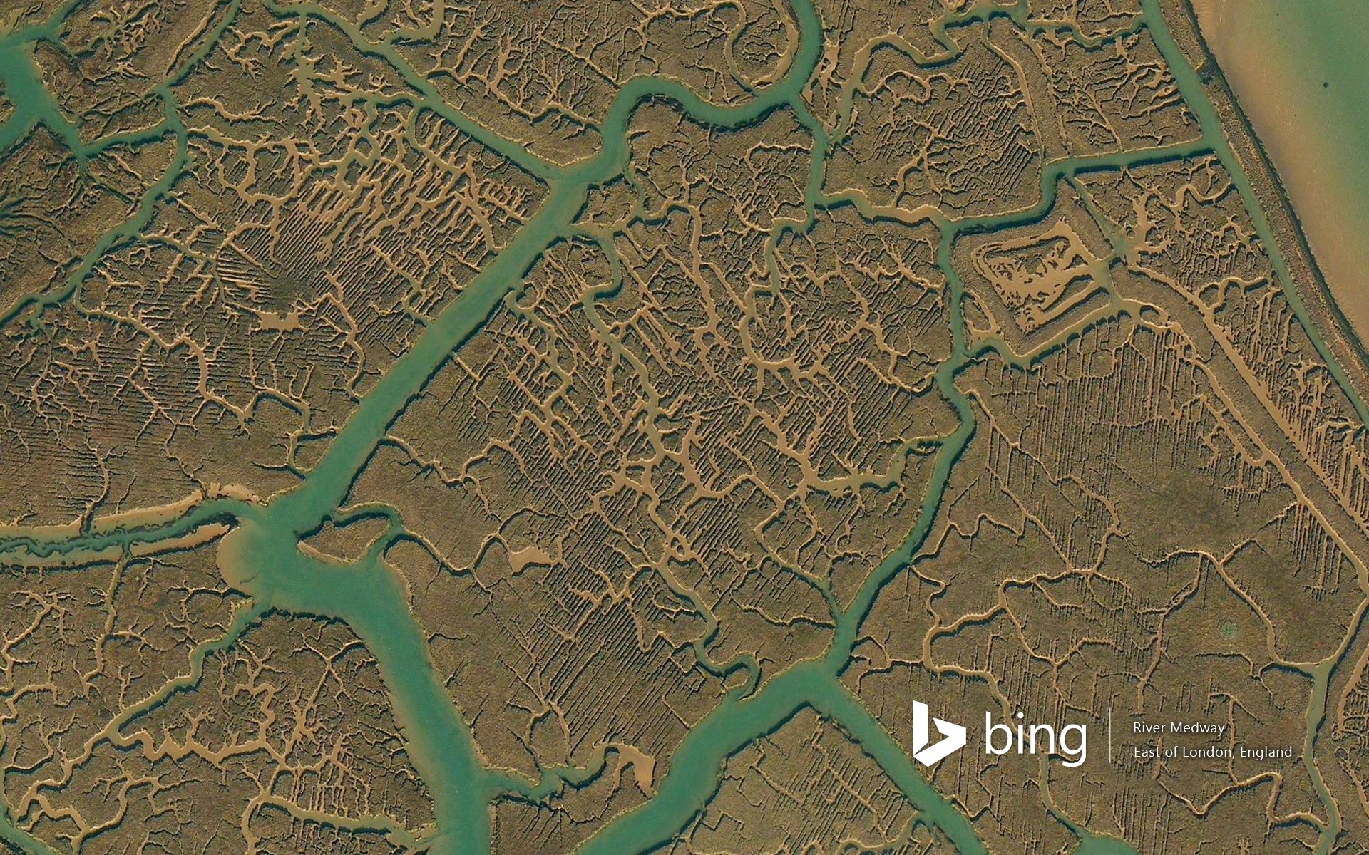 Microsoft Bing HD обои: Вид с воздуха на Европе #11 - 1920x1200