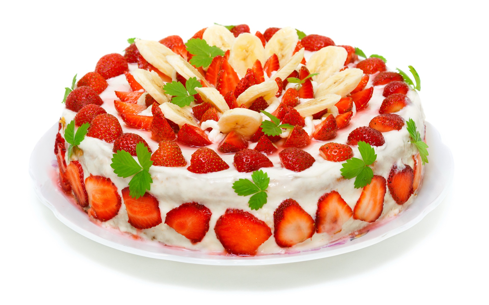 맛있는 딸기 케이크의 HD 배경 화면 #17 - 1920x1200