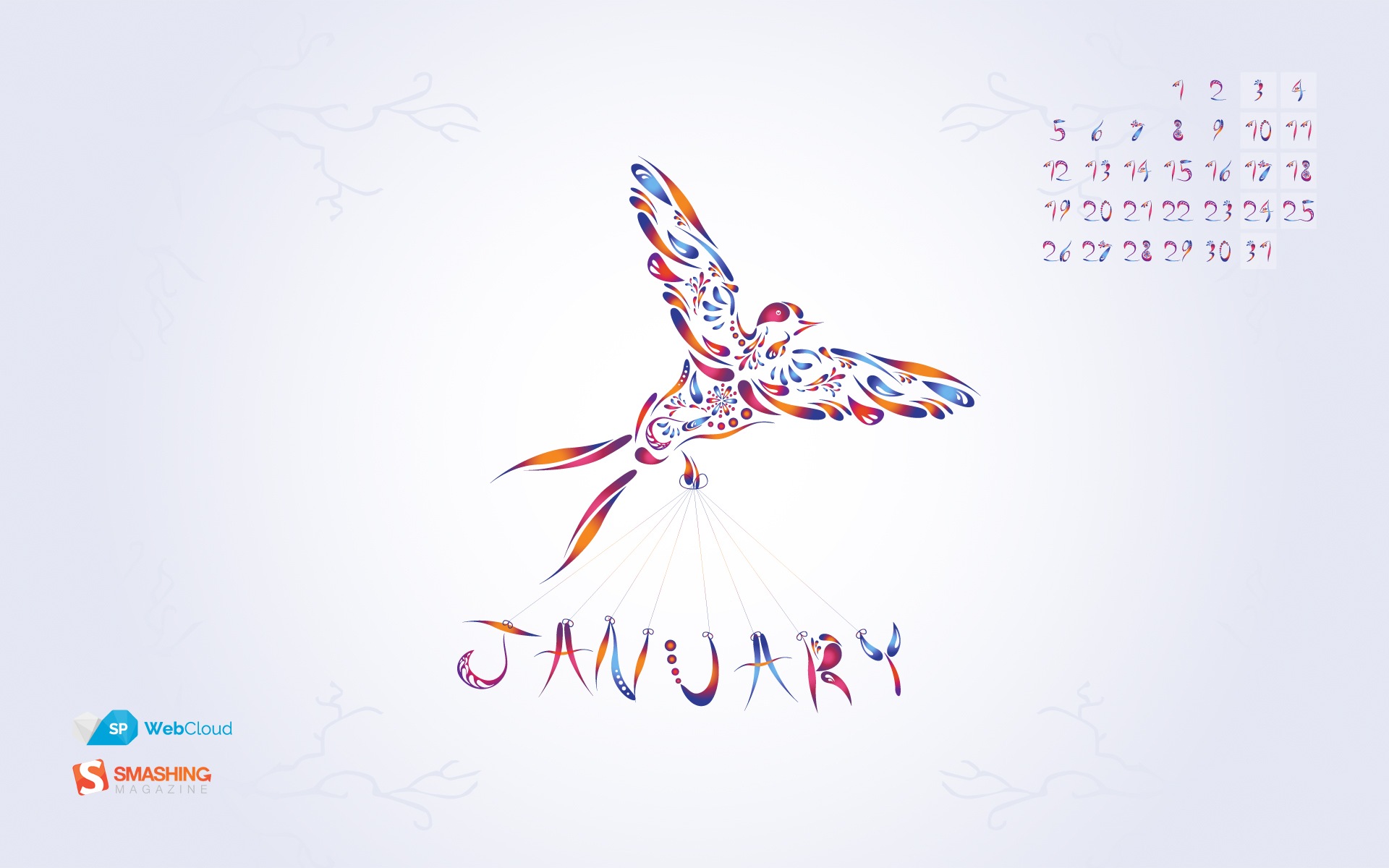 Januar 2015 Kalender Wallpaper (2) #17 - 1920x1200