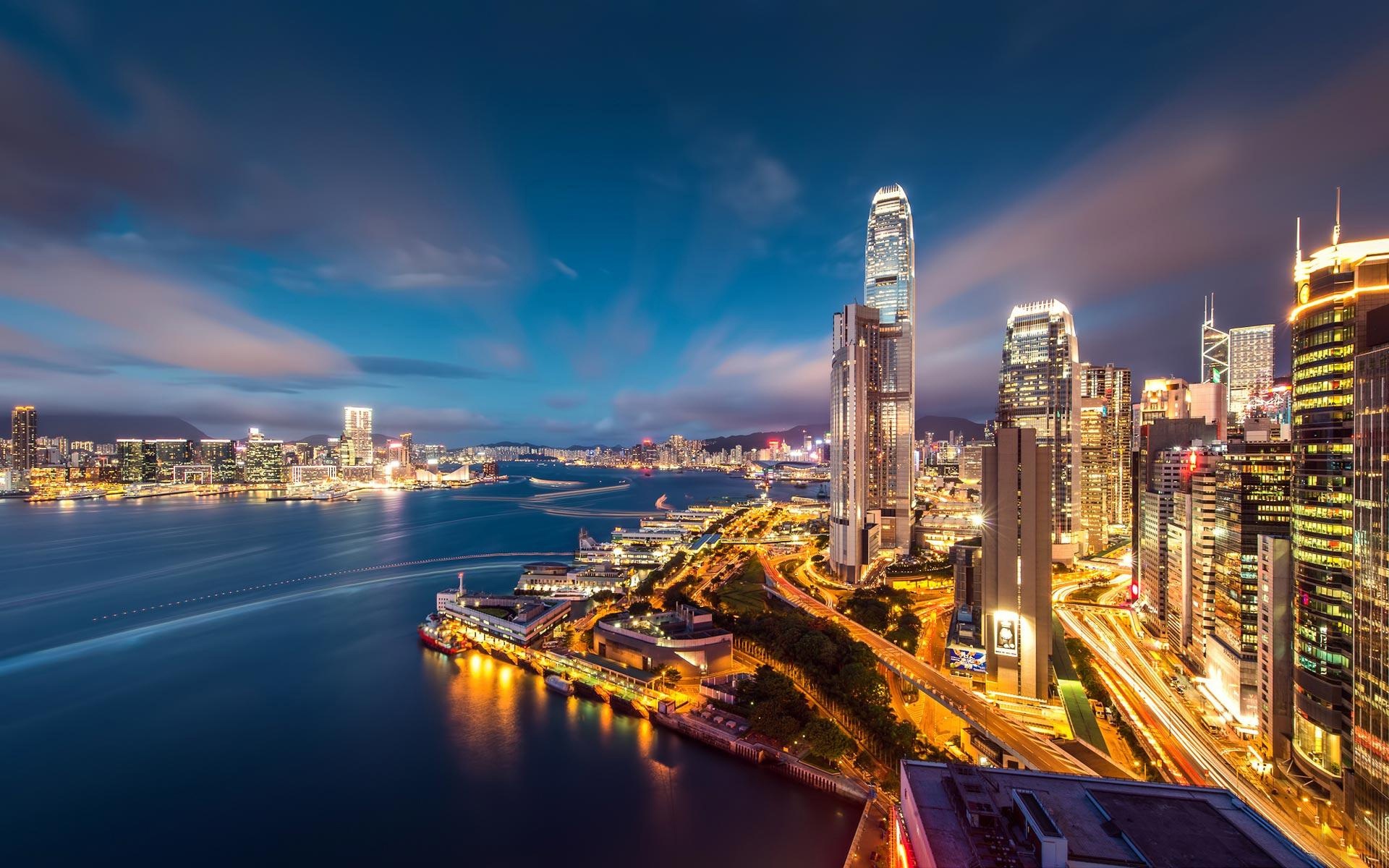 홍콩의 도시 풍경 아름다운 HD 배경 화면 #20 - 1920x1200