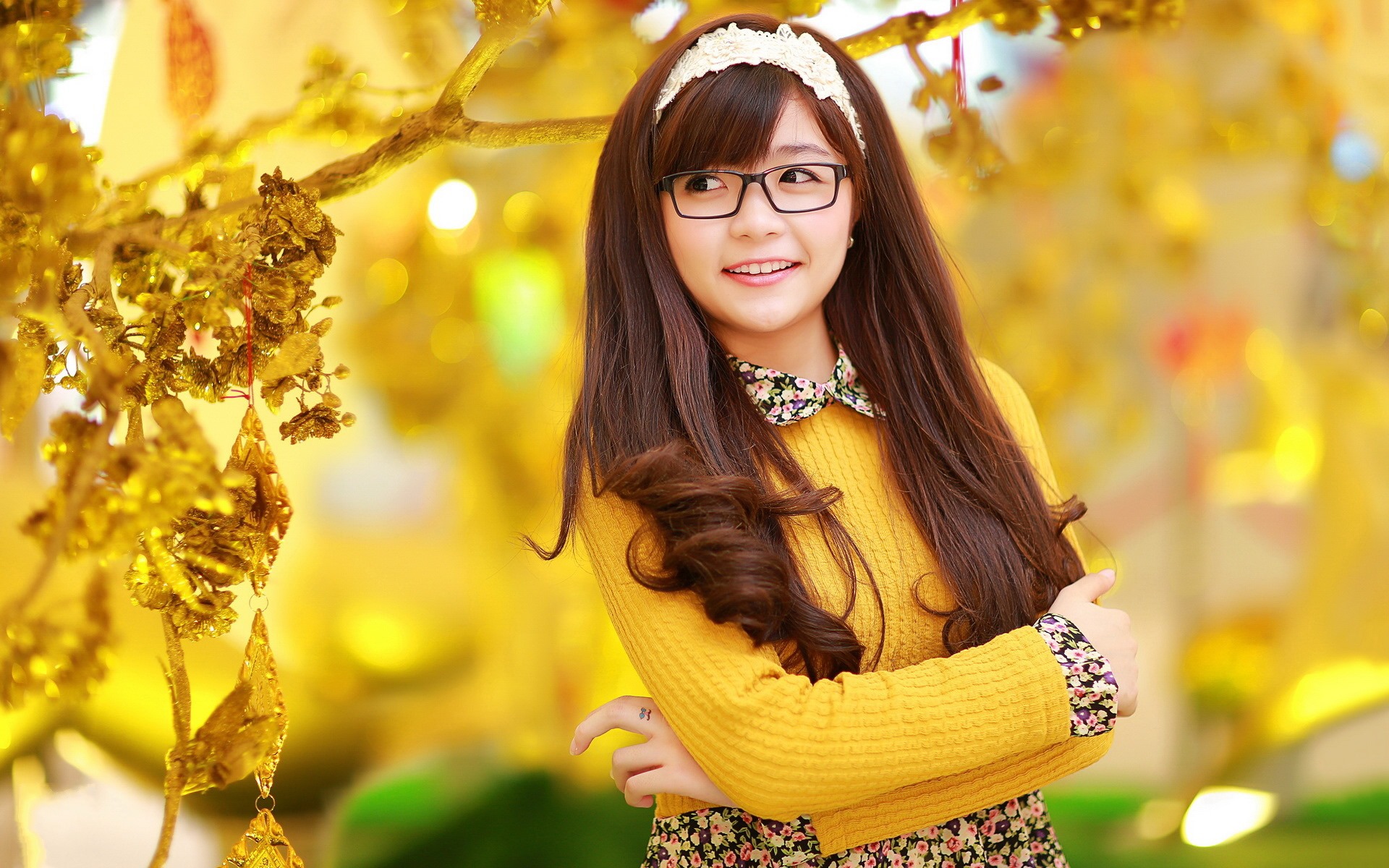 Pure and lovely young Asian girl HD wallpapers collection (1) #13 - 1920x1200