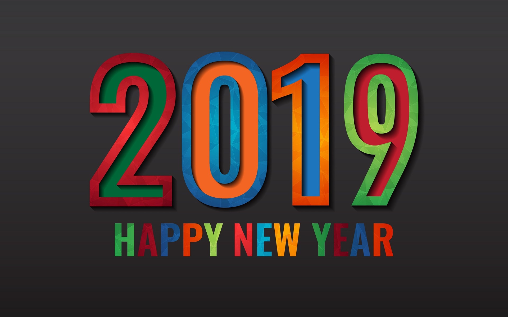 Happy New Year 2019 HD wallpapers #6 - 1920x1200