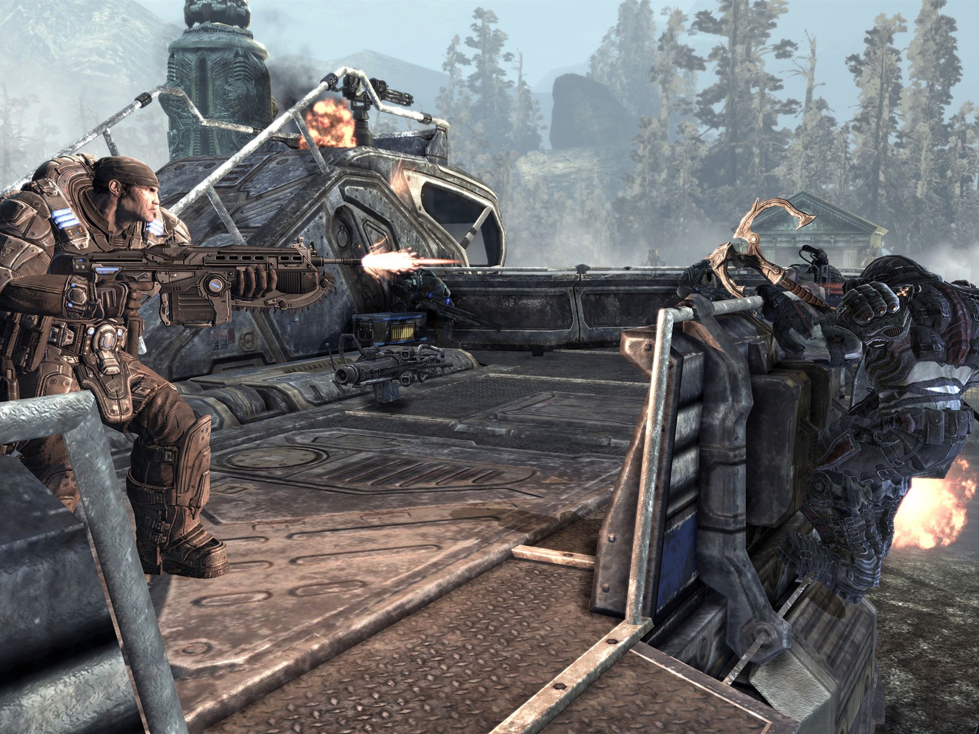 Gears Of War 2 HD tapet (2) #1 - 1920x1440