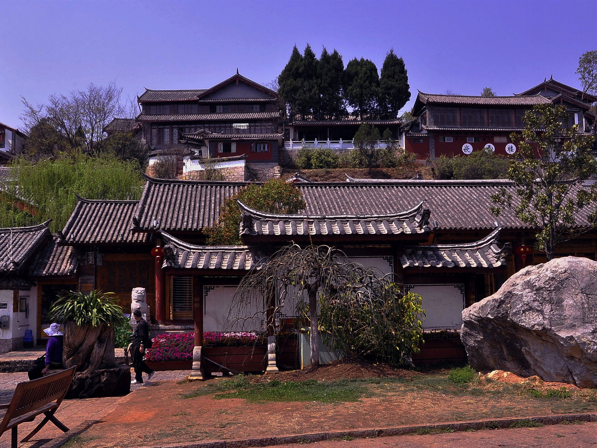Lijiang ancient town atmosphere (2) (old Hong OK works) #27 - 1920x1440
