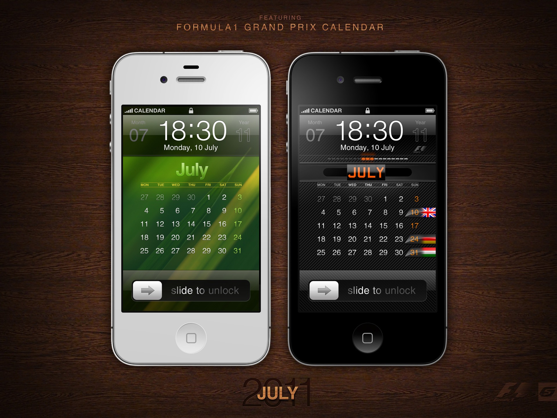 Июль 2011 Календарь обои (2) #16 - 1920x1440