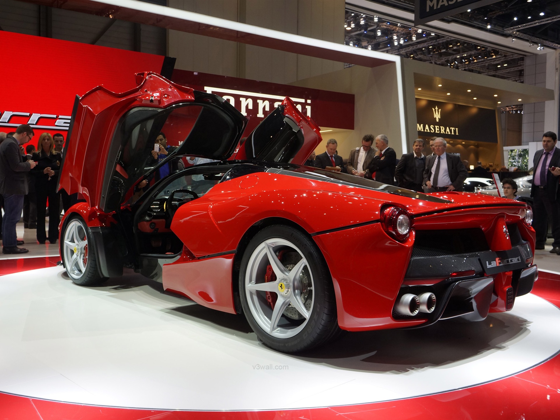 2013 Ferrari rouge LaFerrari supercar HD fonds d'écran #17 - 1920x1440