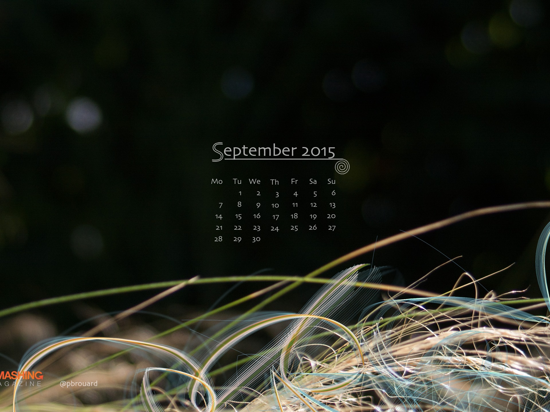 September 2015 Kalender Wallpaper (2) #19 - 1920x1440