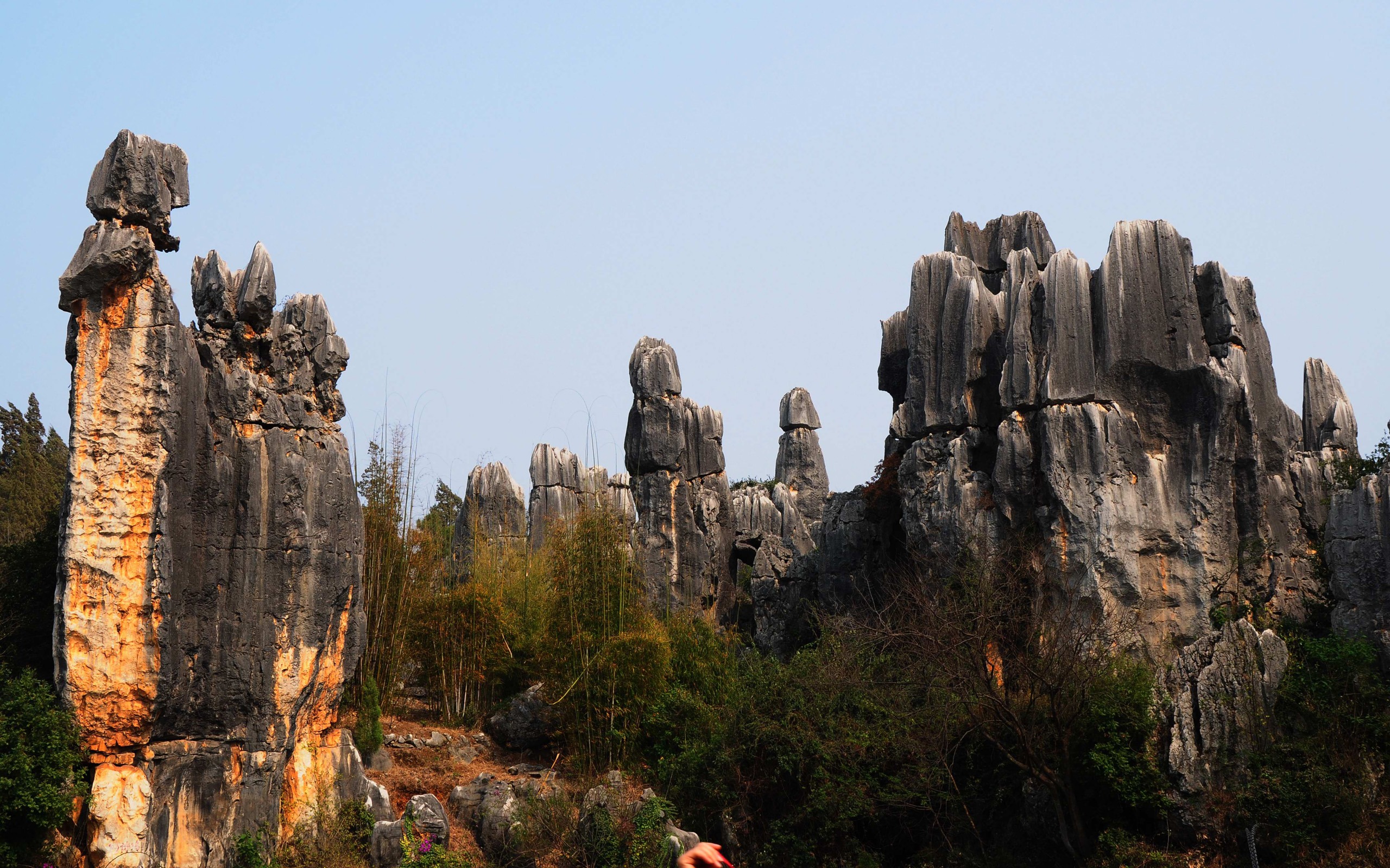 Каменный лес в провинции Юньнань линии (2) (работ киданей волка) #24 - 2560x1600