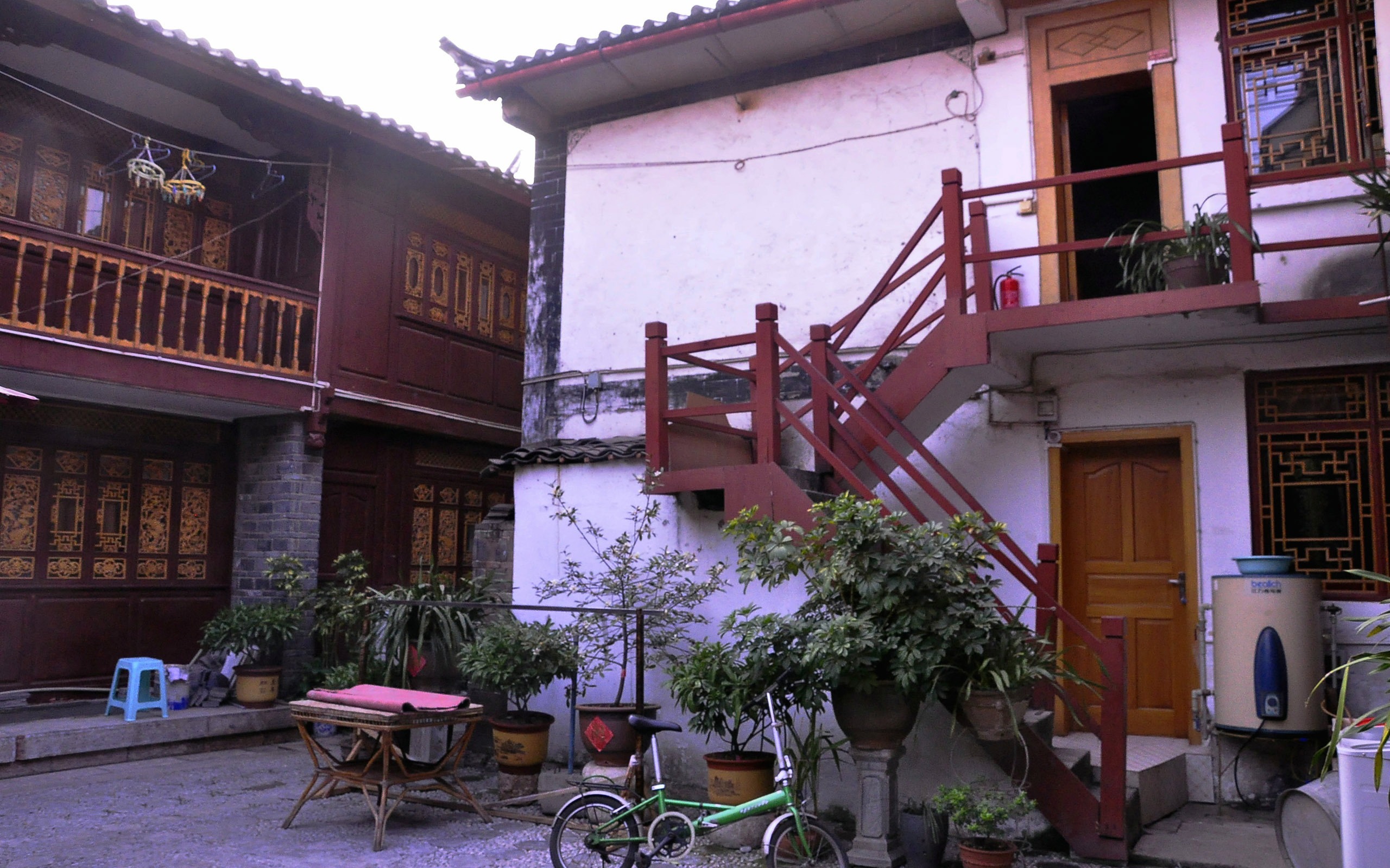 Starobylé město Lijiang atmosféra (1) (starý Hong OK práce) #35 - 2560x1600