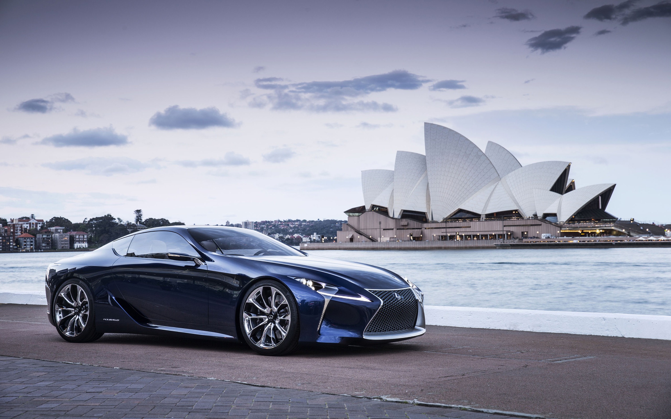 2012 Lexus LF-LC синий концепцию HD обои #2 - 2560x1600