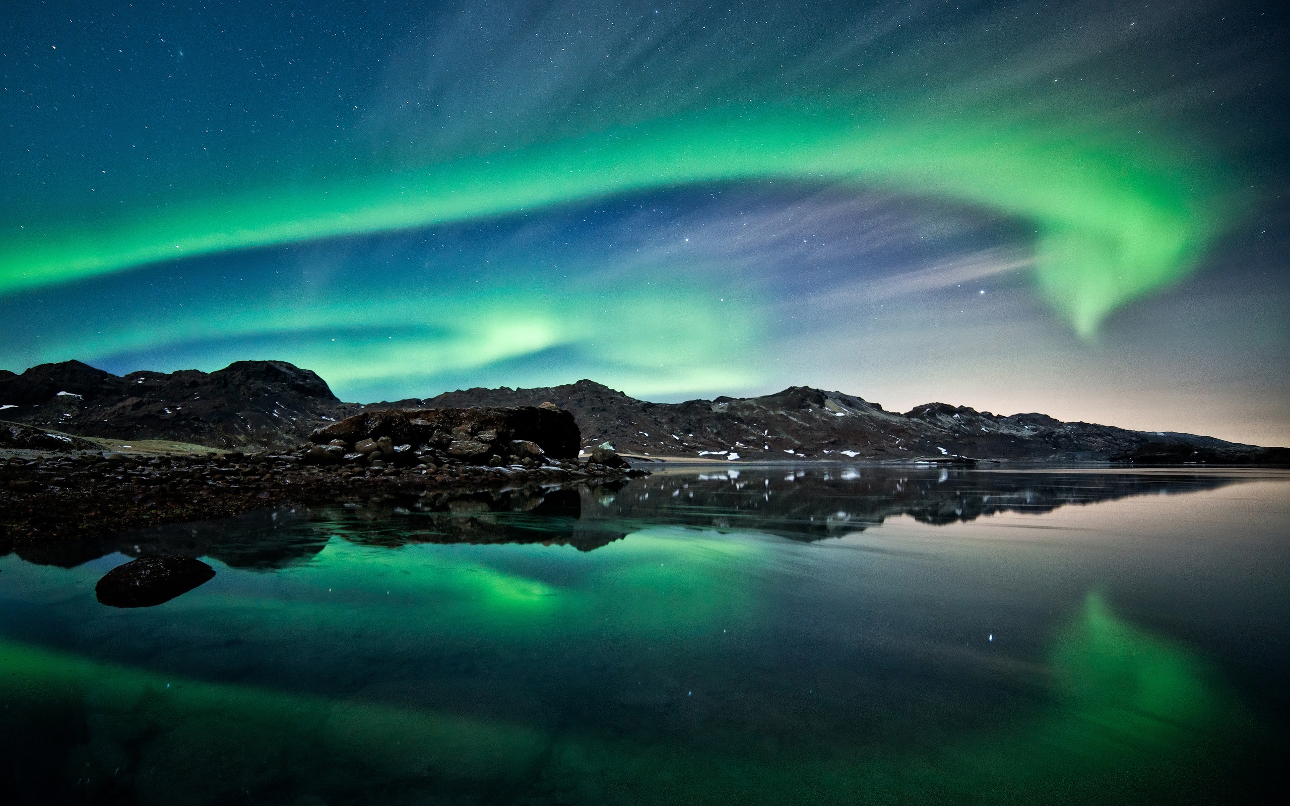 Naturwunder der Northern Lights HD Wallpaper (1) #1 - 2560x1600