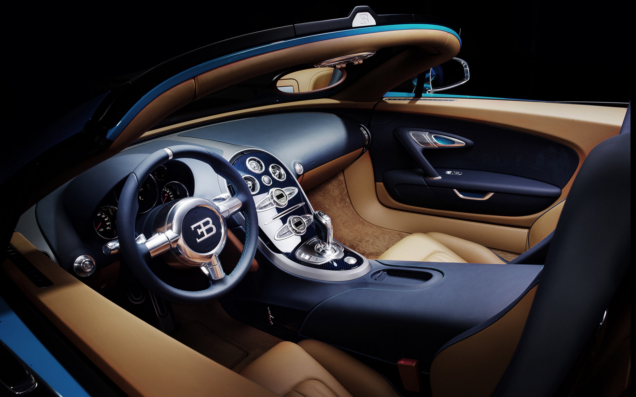 2013 Bugatti Veyron 16.4 Grand Sport Vitesse суперкар HD обои #7 - 2560x1600