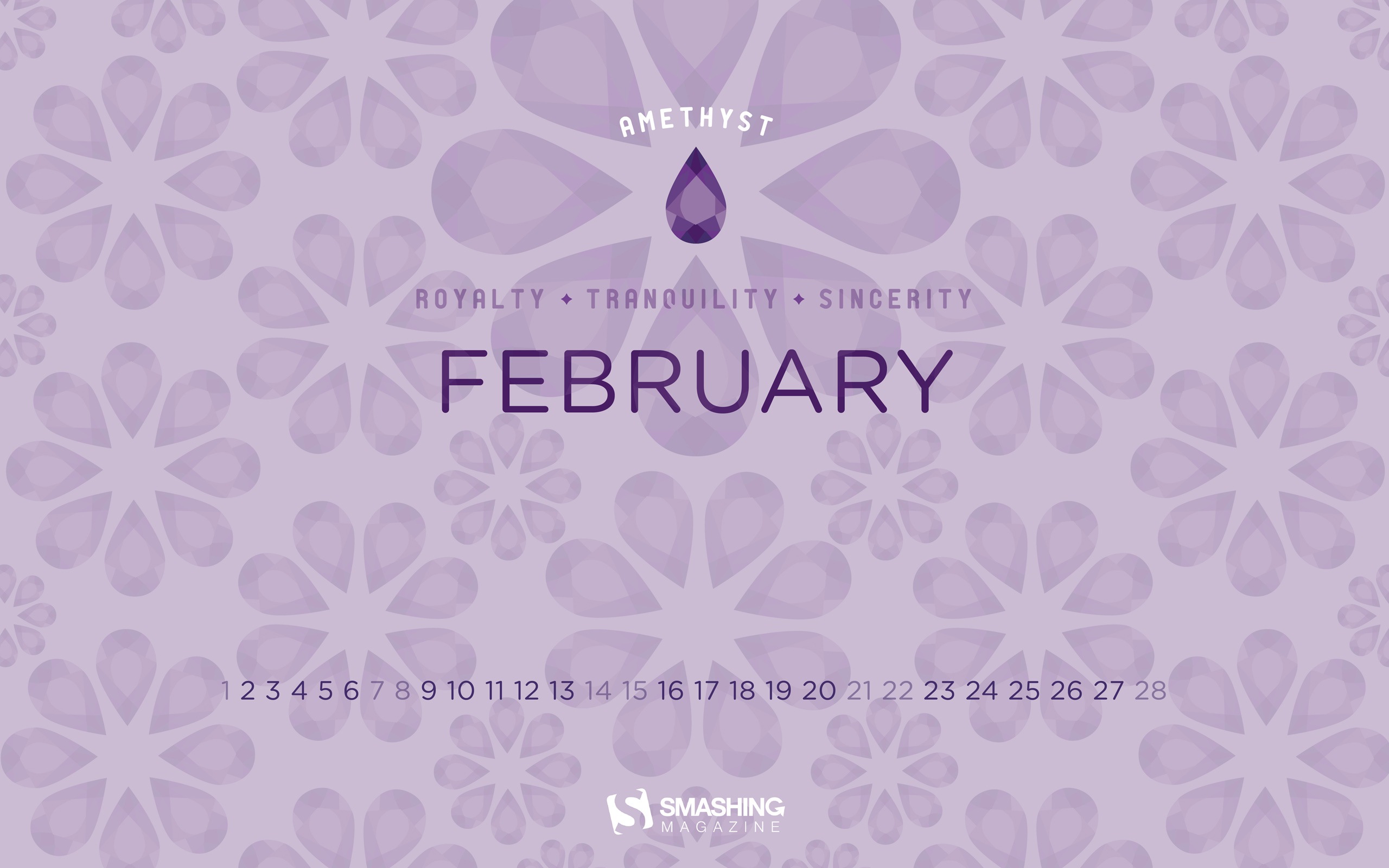 February 2015 Calendar wallpaper (2) #2 - 2560x1600