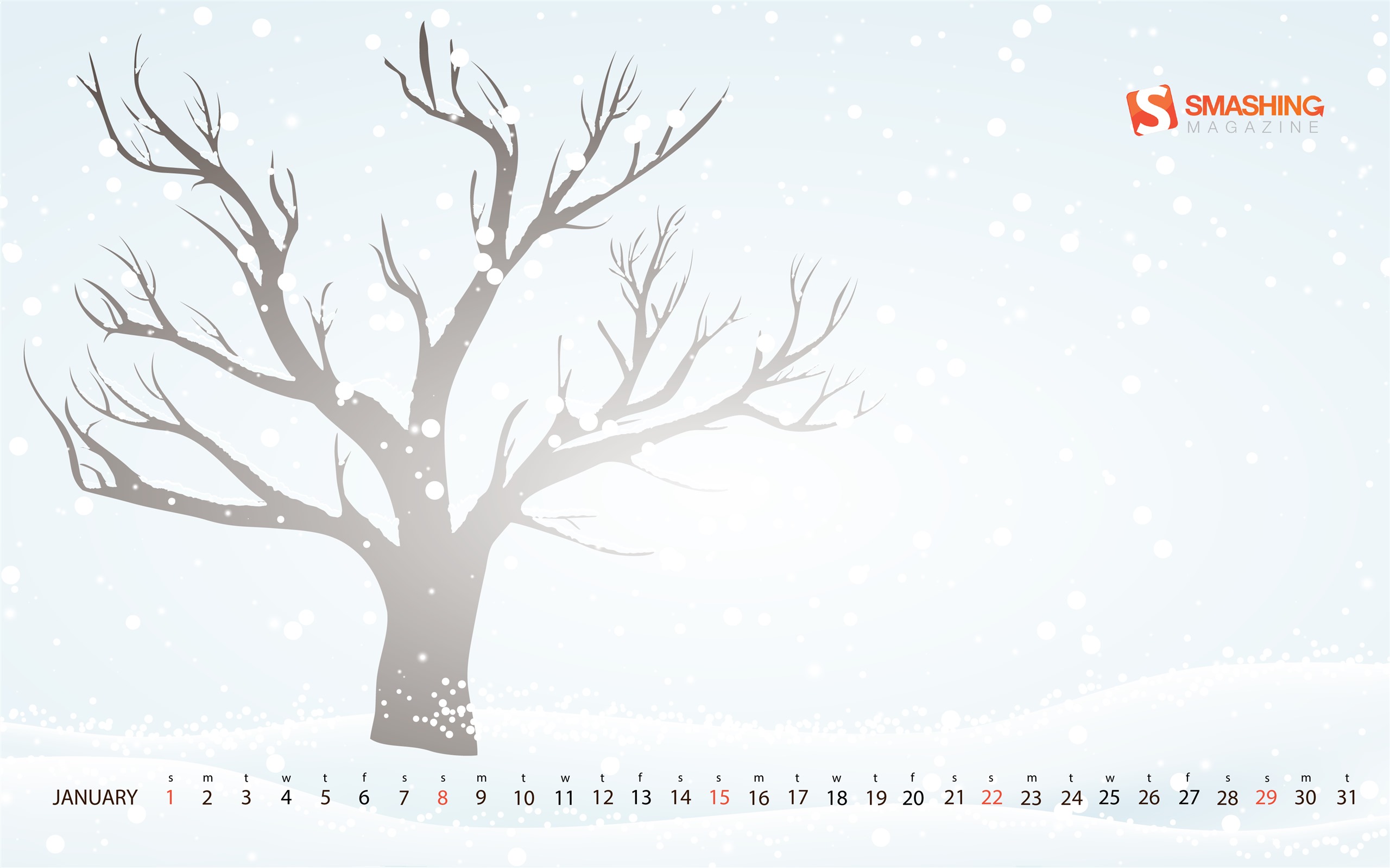 Januar 2017 Kalender Hintergrund (2) #16 - 2560x1600