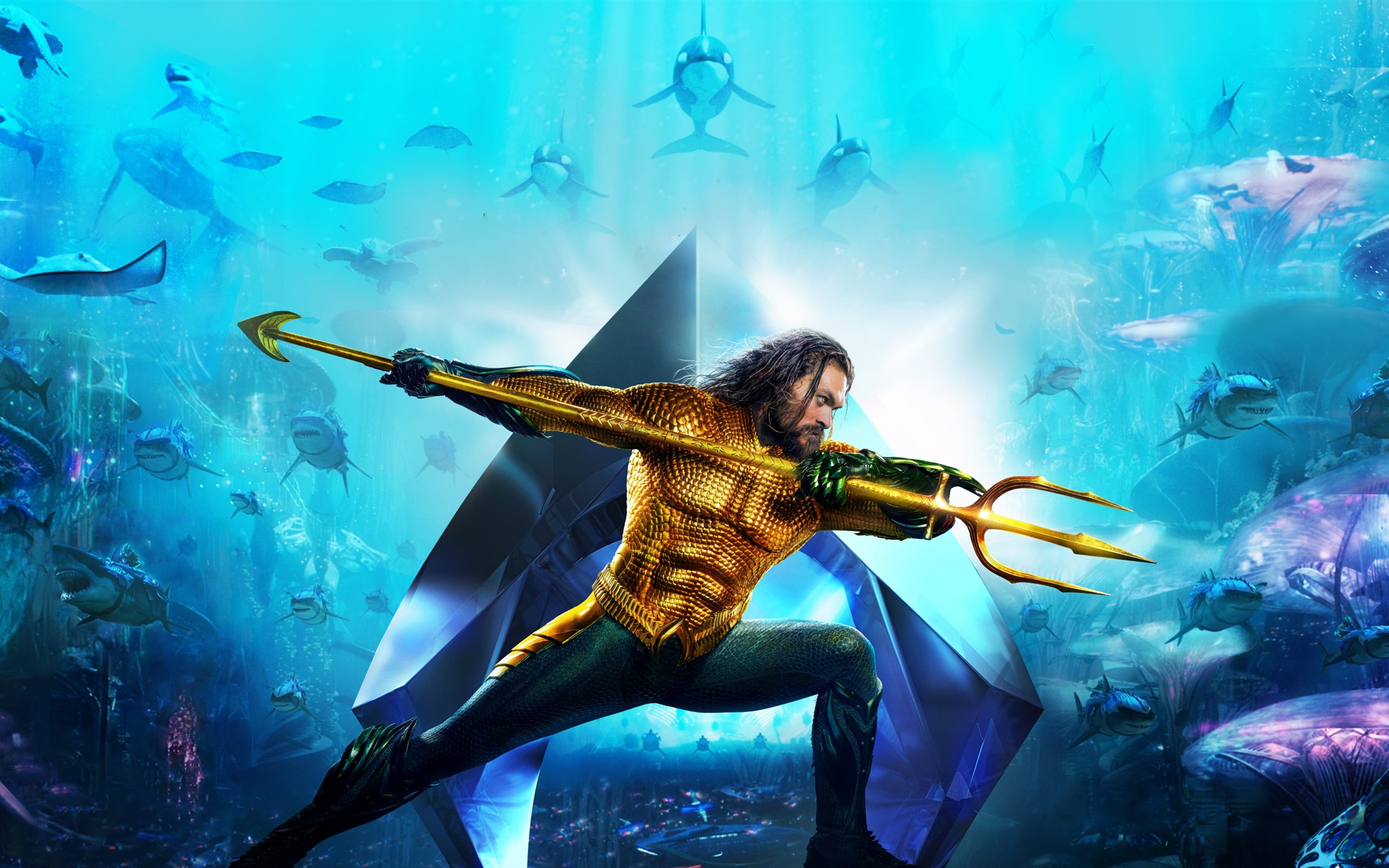 Aquaman 海王，漫威电影高清壁纸15 - 2560x1600