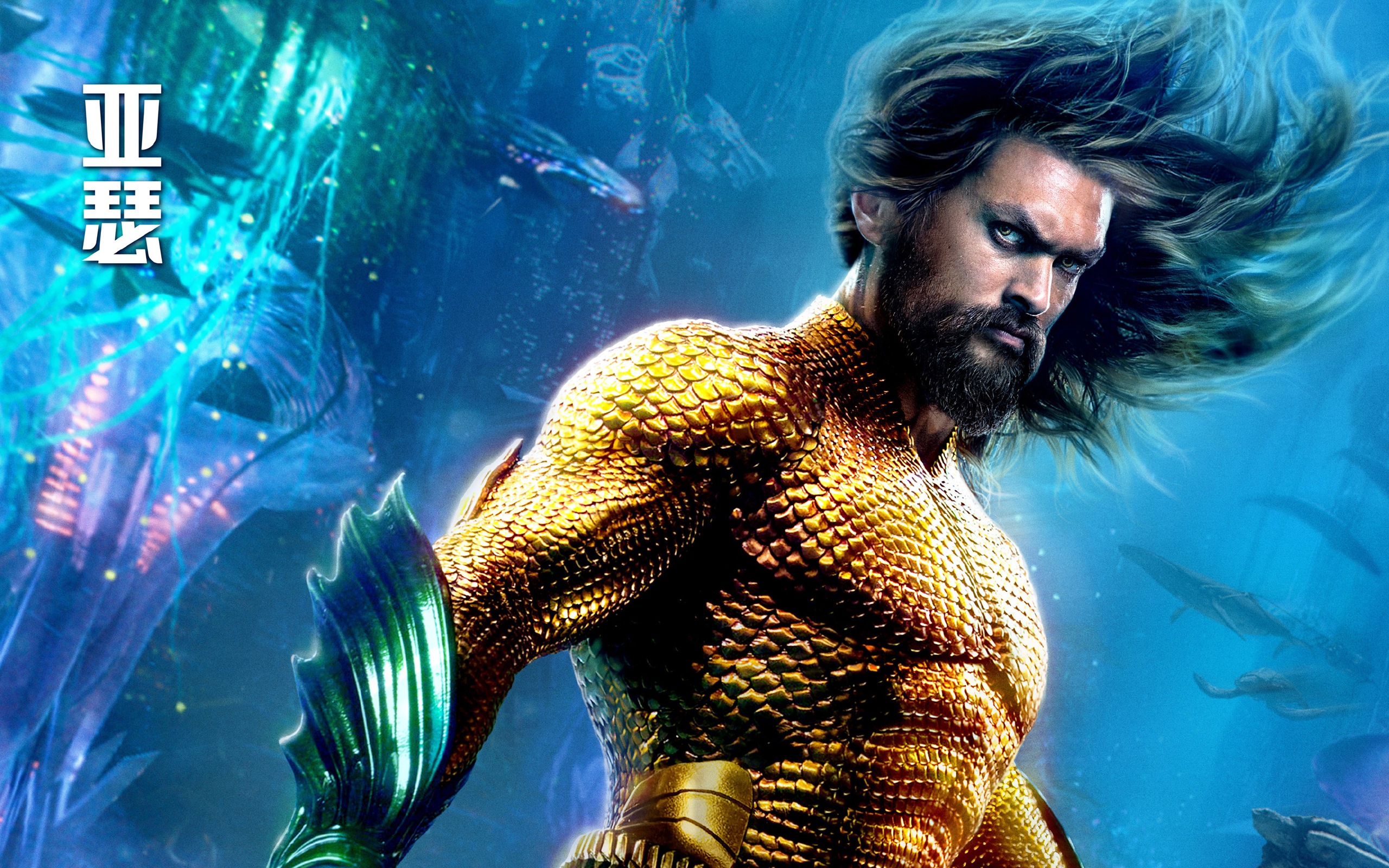 Aquaman 海王，漫威电影高清壁纸16 - 2560x1600