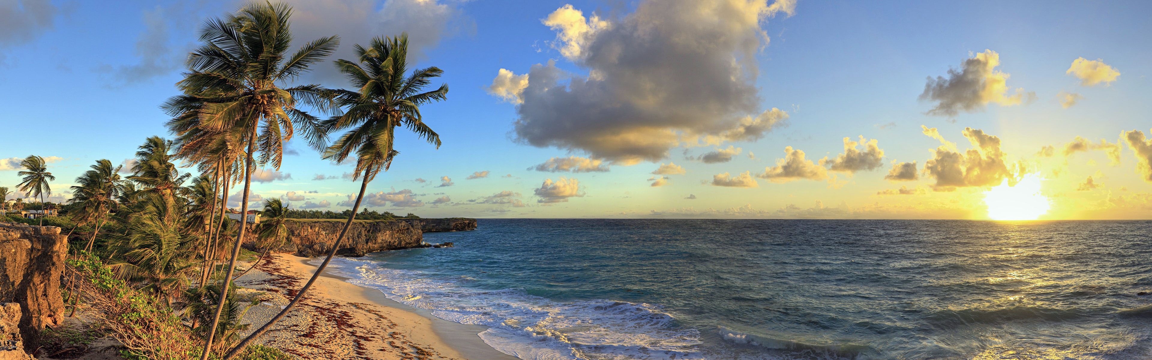 美しいビーチの夕日 Windows 8のパノラマワイドスクリーンの壁紙 6 3840x10 壁紙ダウンロード 美しいビーチの夕日 Windows 8のパノラマワイドスクリーンの壁紙 システム 壁紙 V3の壁紙