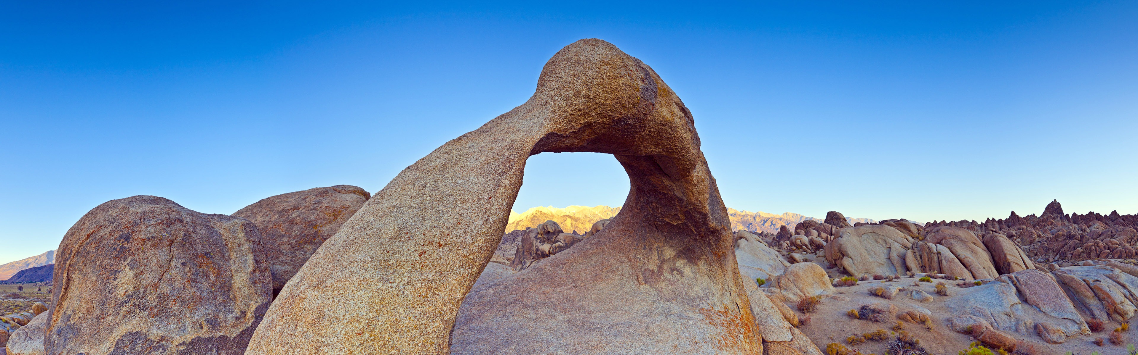 뜨겁고 건조한 사막, 윈도우 8 파노라마 와이드 스크린 배경 화면 #5 - 3840x1200