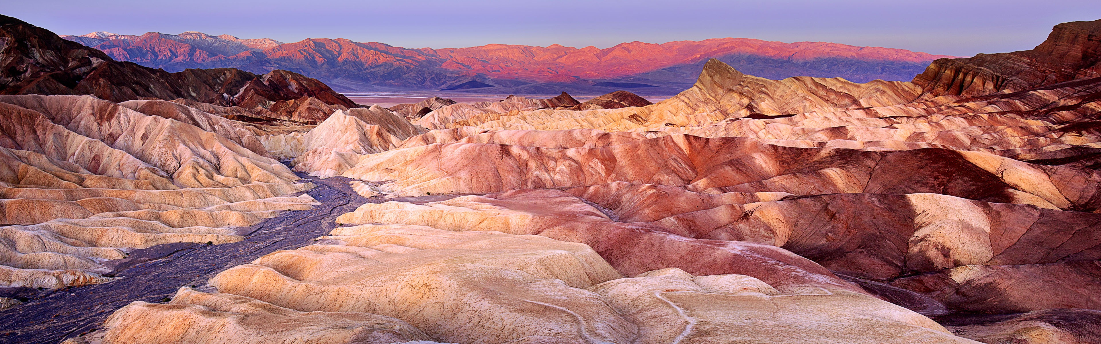 뜨겁고 건조한 사막, 윈도우 8 파노라마 와이드 스크린 배경 화면 #10 - 3840x1200