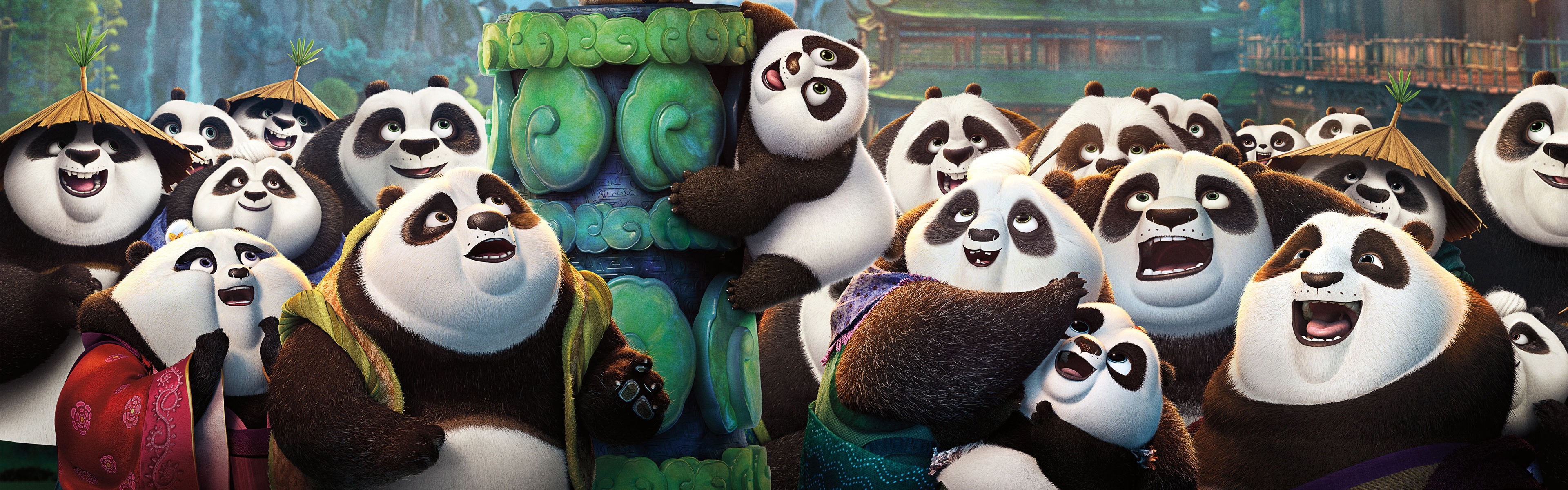 Kung Fu Panda 3, HD movie wallpapers #7 - 3840x1200