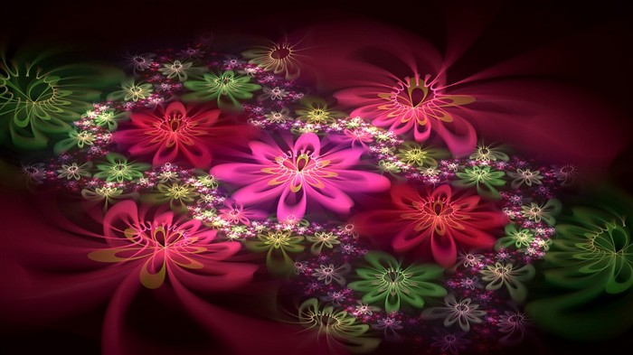 3D Dream Аннотация цветок обои #13