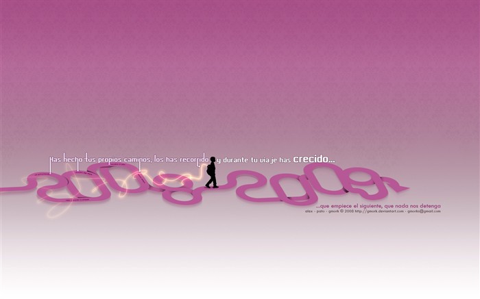 Impresionante fondo de pantalla tema de diseño 2009 #13