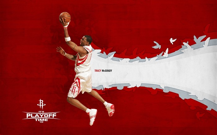 NBA Houston Rockets 2009 Playoff-Tapete #6