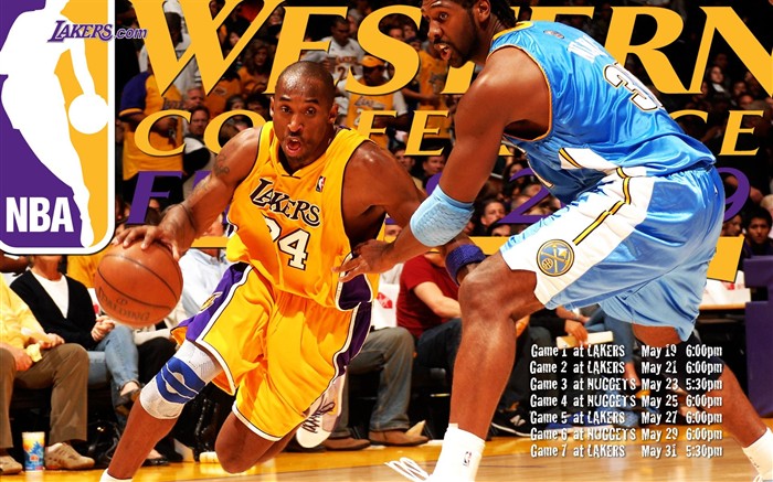 NBA2009는 레이커스 배경 화면 챔피언 #10