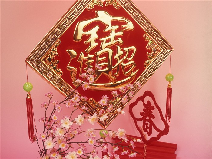 中国風お祭り赤壁紙 #26